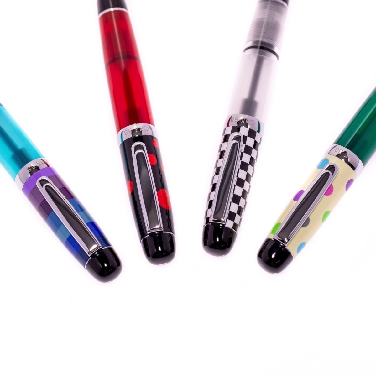 Opus 88 Mini Check Fountain pen - SCOOBOO - OP88_MINI_CHK_FPEF_95102901_EF - Fountain Pen