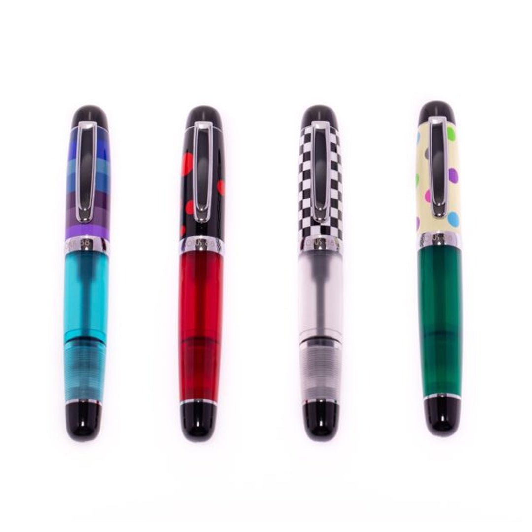 Opus 88 Mini Check Fountain pen - SCOOBOO - OP88_MINI_CHK_FPEF_95102901_EF - Fountain Pen