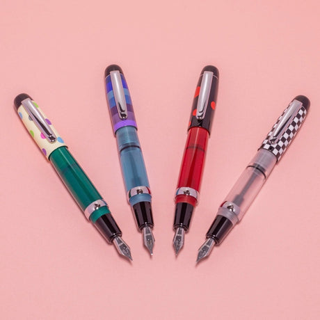 Opus 88 Mini Check Fountain pen - SCOOBOO - OP88_MINI_CHK_FPEF_95102901_EF - Fountain Pen