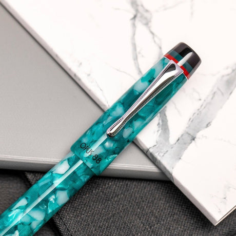 Opus 88 Minty Light Blue Fountain pen - SCOOBOO - OP88_MNTY_LTBLU_FPEF_96082202_EF - Fountain Pen