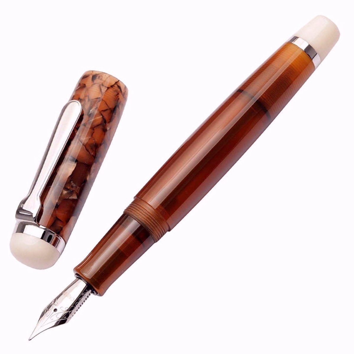 Opus 88 Omar Brown Fountain pen - SCOOBOO - OP88_OMR_BRW_FPEF_96087603_EF - Fountain Pen