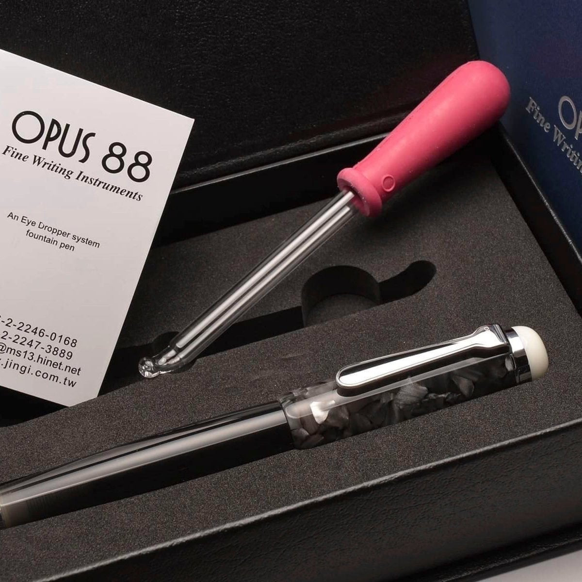 Opus 88 Omar Grey Fountain pen - SCOOBOO - OP88_OMR_GRY_FPEF_96087601_EF - Fountain Pen