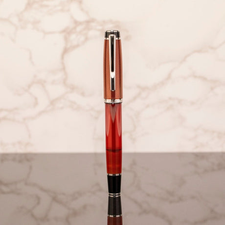 Opus 88 Opera Brown Dot Fountain pen - SCOOBOO - OP88_OPR_BRWDOT_FPEF_98041206_EF - Fountain Pen