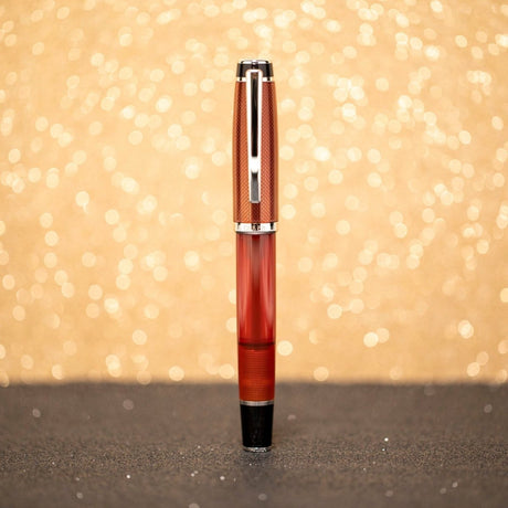 Opus 88 Opera Brown Dot Fountain pen - SCOOBOO - OP88_OPR_BRWDOT_FPEF_98041206_EF - Fountain Pen