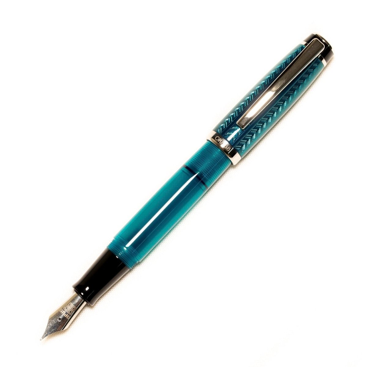 Opus 88 Opera Green Arrow Fountain pen - SCOOBOO - OP88_OPR_GRNARW_FPEF_98041203_EF - Fountain Pen