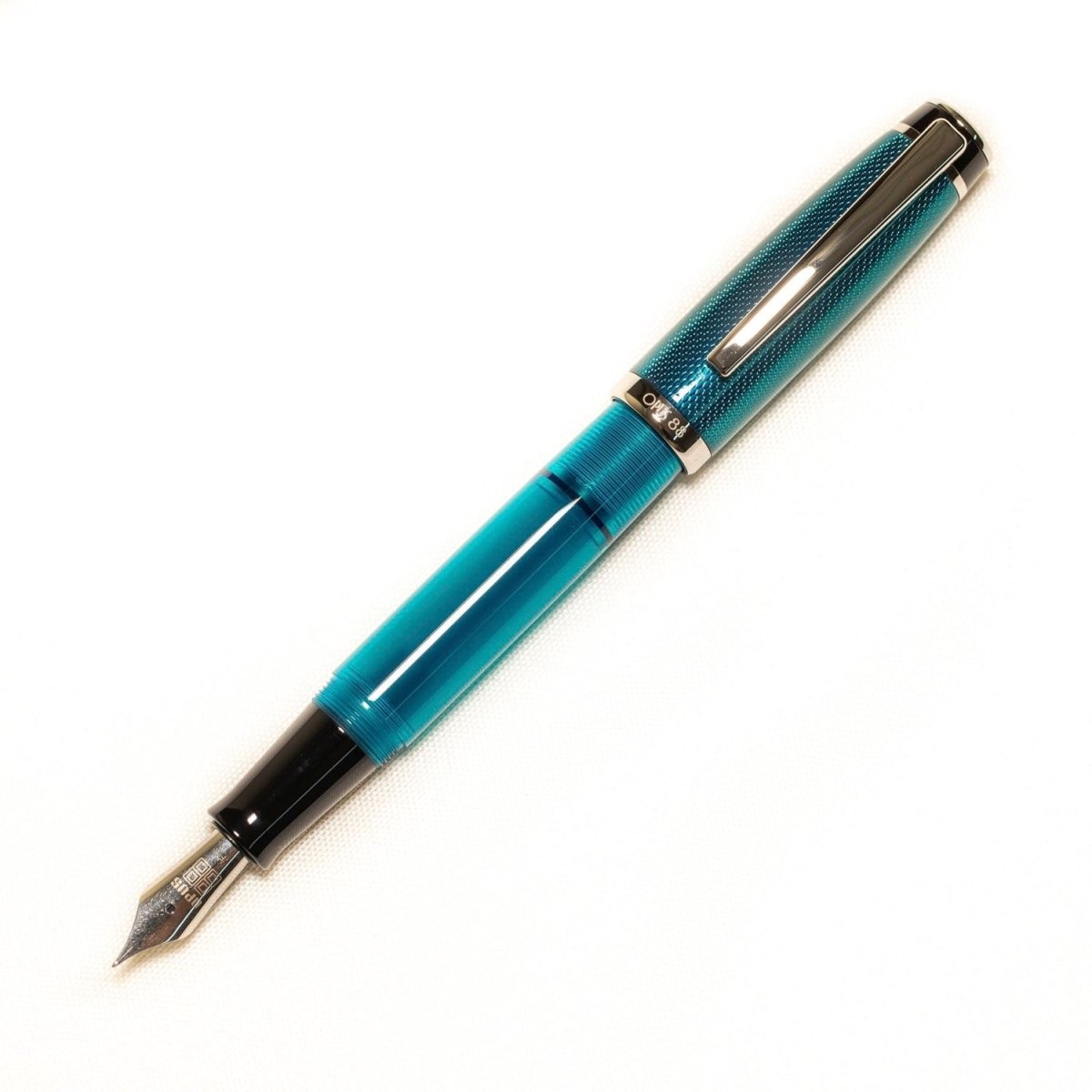 Opus 88 Opera Green Dot Fountain pen - SCOOBOO - OP88_OPR_GRNDOT_FPEF_98041207_EF - Fountain Pen