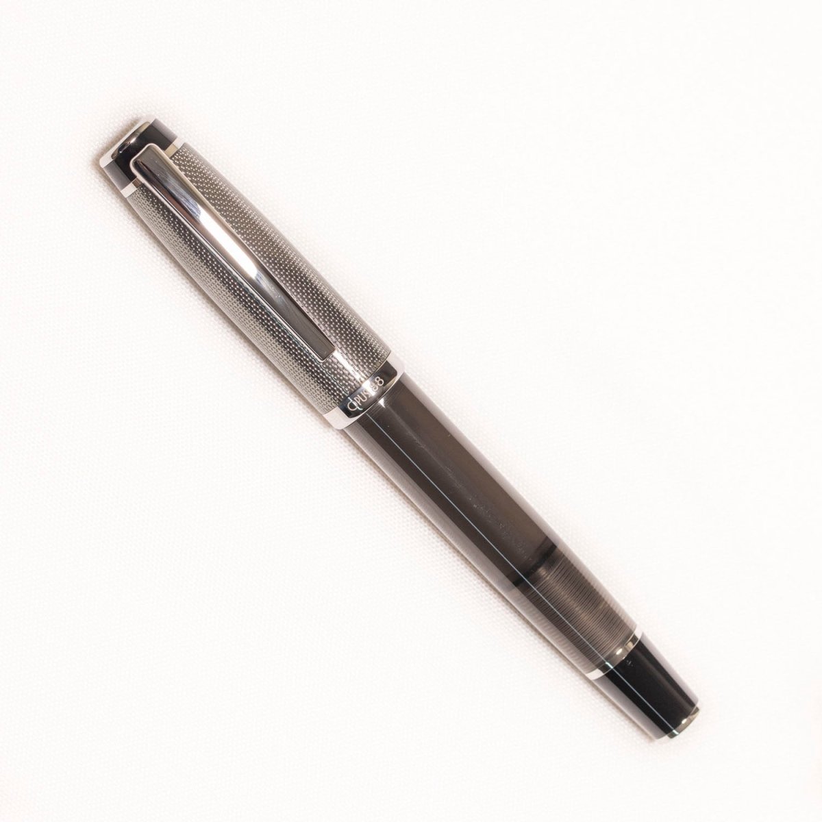 Opus 88 Opera Grey Dot Fountain pen - SCOOBOO - OP88_OPR_GRYDOT_FPEF_98041205_EF - Fountain Pen