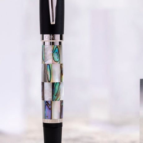 Opus 88 Shell Check Fountain pen - SCOOBOO - OP88_SHL_CHK_FPEF_98031501_EF - Fountain Pen