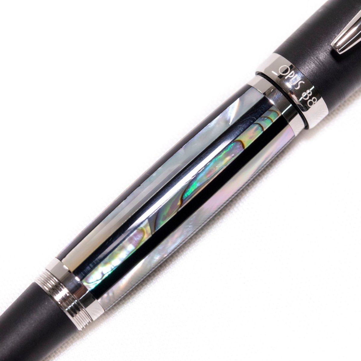 Opus 88 Shell Stripe Fountain pen - SCOOBOO - OP88_SHL_STR_FPEF_98031503_EF - Fountain Pen