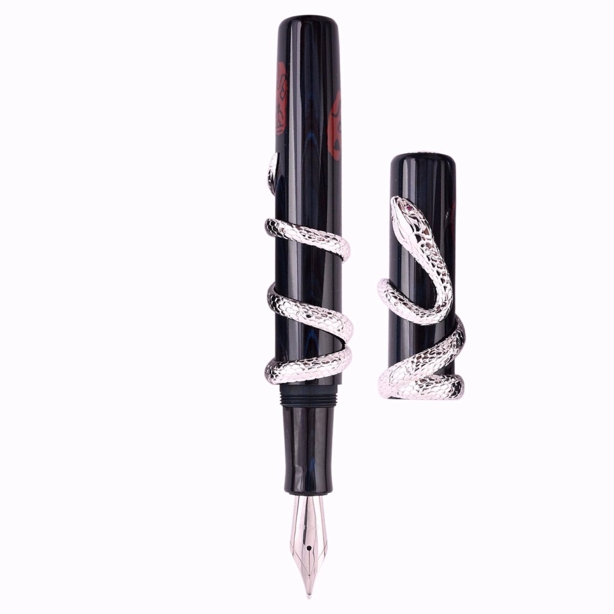 Opus 88 Zodiac Snake Fountain pen - SCOOBOO - OP88_ZDC_SNK_FPEF_2307001_EF - Fountain Pen