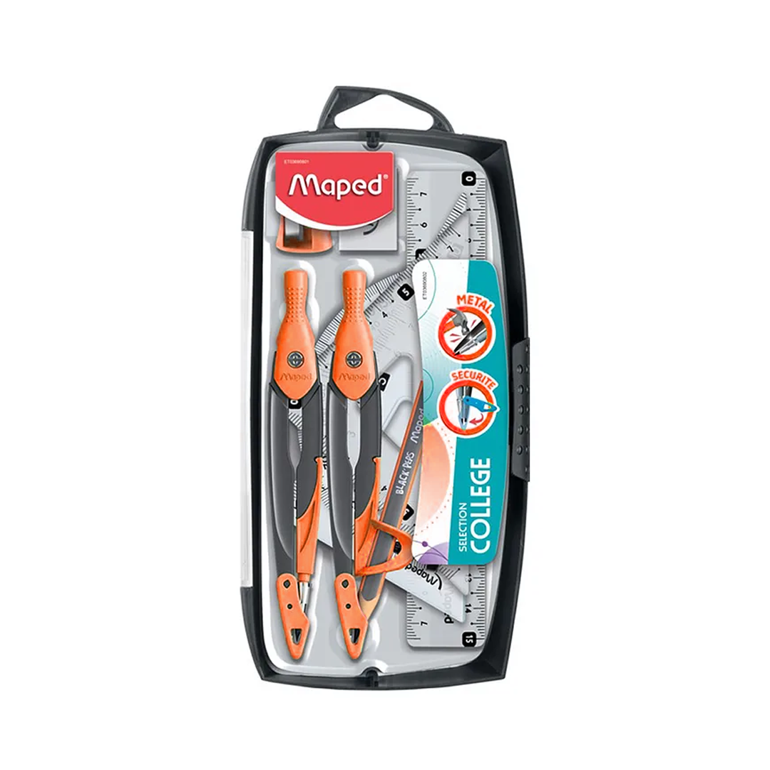 Maped Metal 9pcs Ruler Set