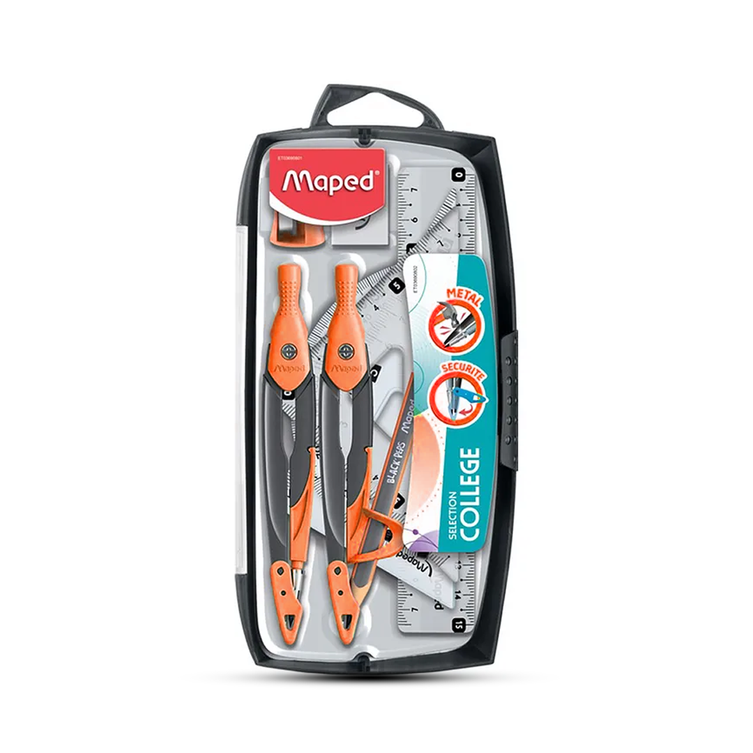 Maped Metal 9pcs Ruler Set