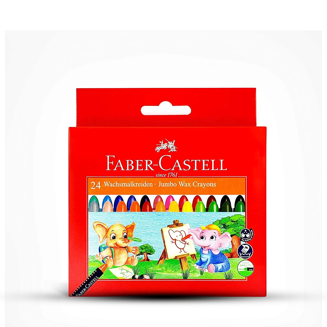 Faber-Castell Jumbo Wax Caryons