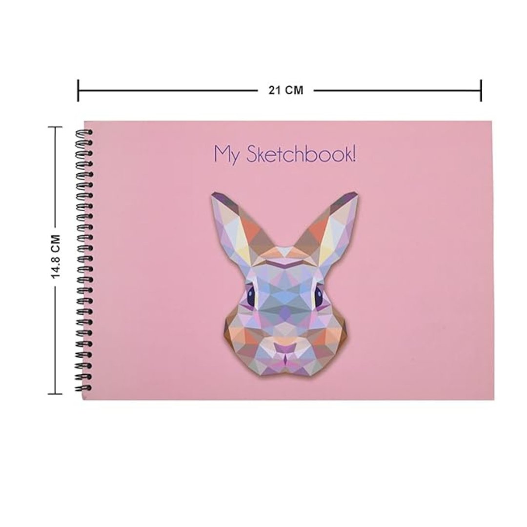 Papboo A4 & A5 Artist Sketchbook - SCOOBOO - RabbitA5 - Sketch & Drawing Pad