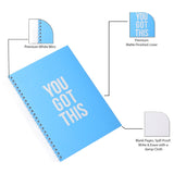 Papboo A5 Easy to Carry Re - writeable/Reusable A5 Notebook With Fine Tip Marker - SCOOBOO - RDyou got this - notebook