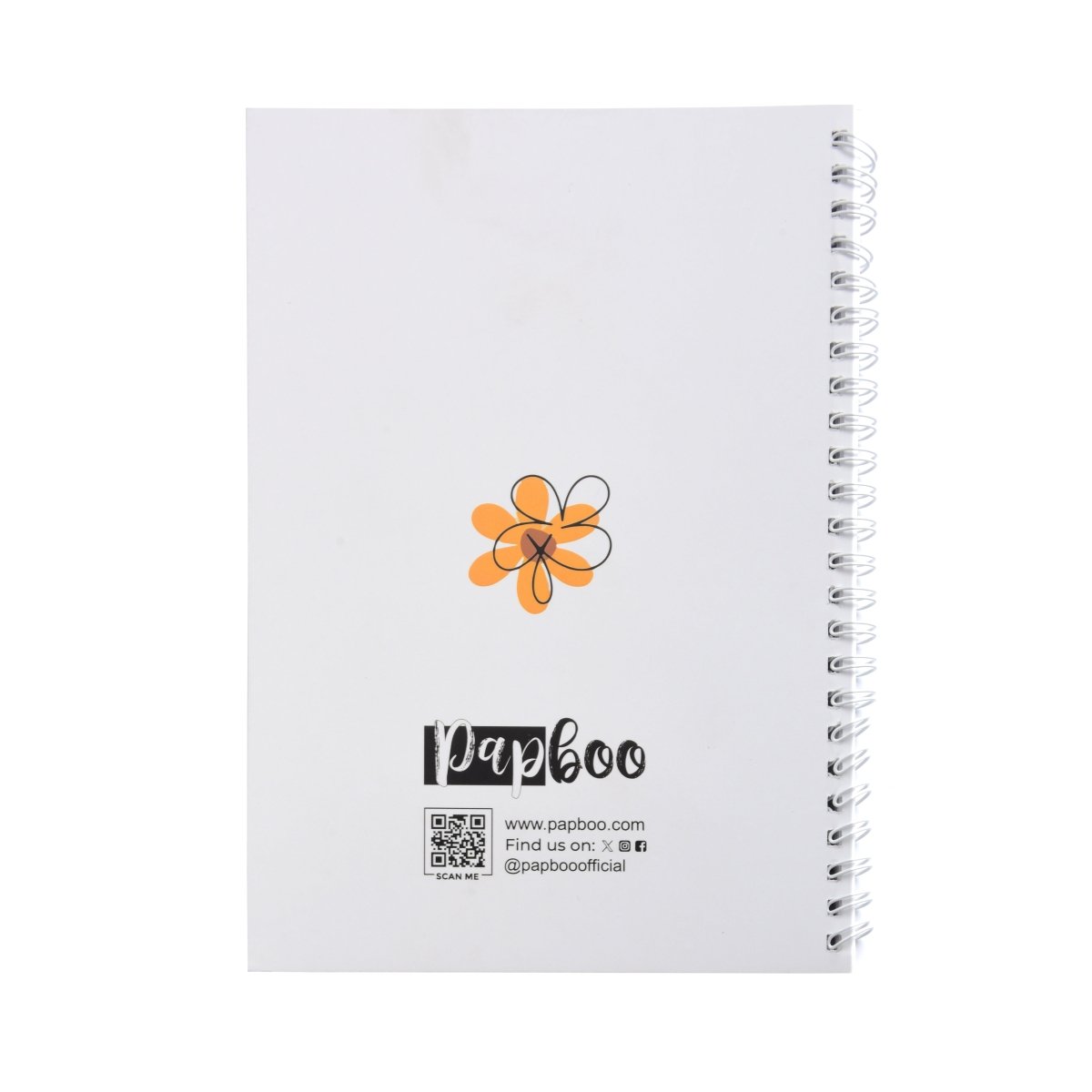 Papboo A5 Easy to Carry Re - writeable/Reusable A5 Notebook With Fine Tip Marker - SCOOBOO - RDWhite - notebook