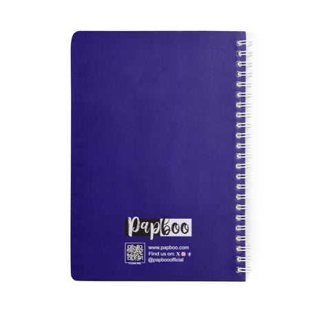 Papboo A5 Hardcover, Hardbound Daily Planner - SCOOBOO - DPBlue White - Planners