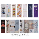 Papboo Designer Bookmark Pack of 15 - SCOOBOO - BKFish15 - Memo Blocks, Index & Bookmarks