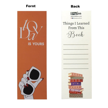 Papboo Designer Bookmark Pack of 15 - SCOOBOO - BKPizza15 - Memo Blocks, Index & Bookmarks