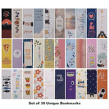 Papboo Designer Bookmark Pack of 30 - SCOOBOO - BKLetgo30 - Memo Blocks, Index & Bookmarks