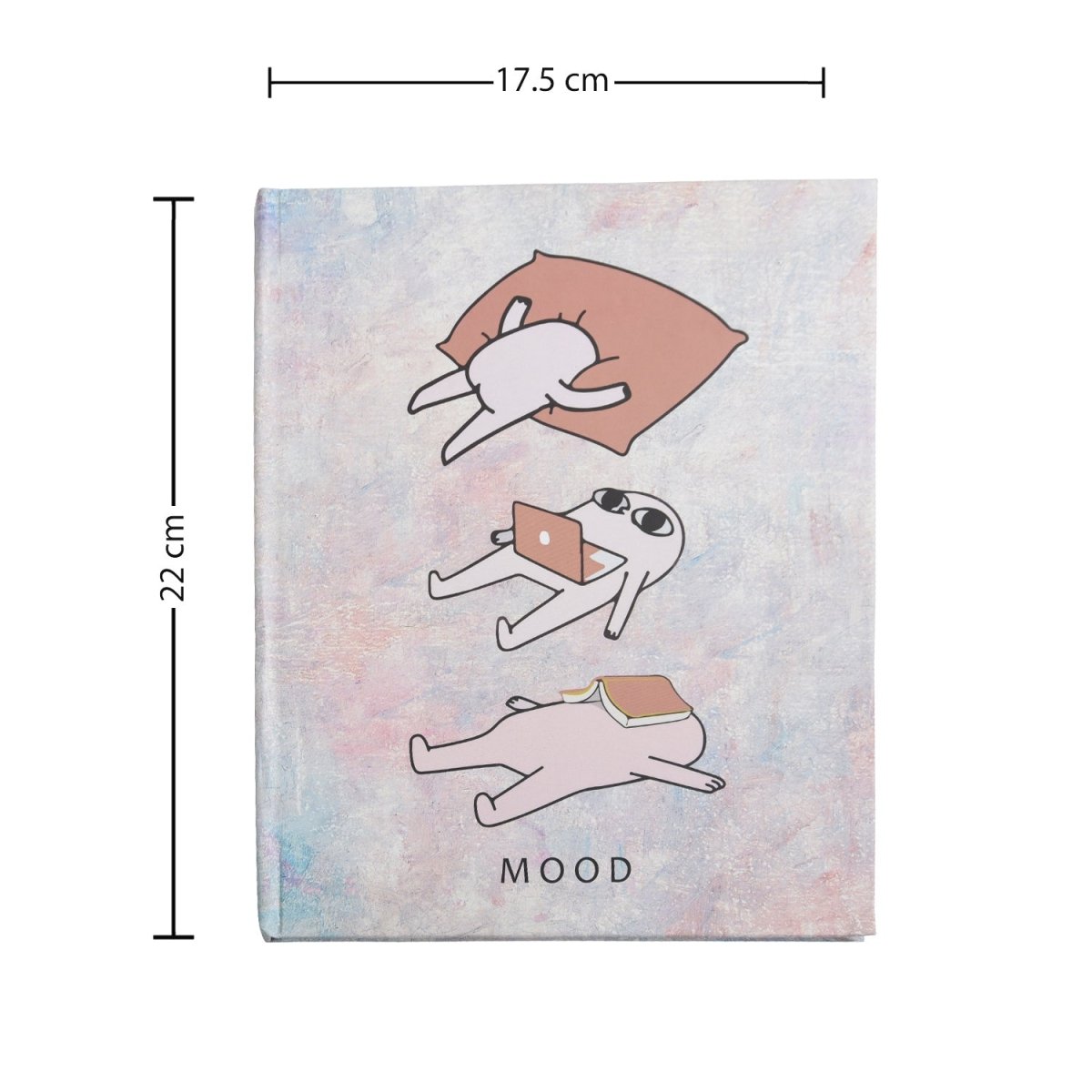 Papboo Hardcover Notebook Diary - SCOOBOO - MoodHB - Ruled