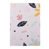 Papboo Plain Notebook Set of 4 - SCOOBOO - FloralS04 - Ruled