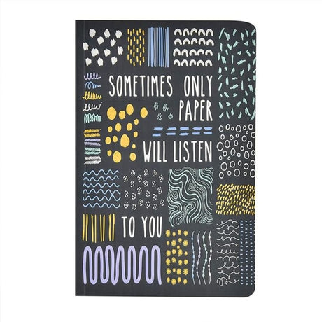 Papboo Plain Soft Bound Notebook A5 - SCOOBOO - Sometimes P - Notebook