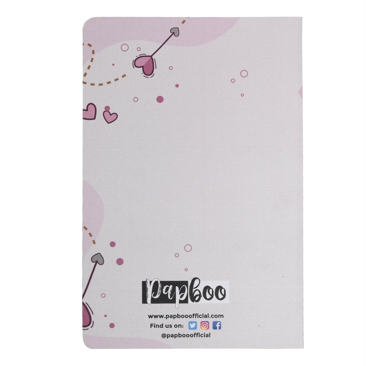 Papboo Plain Soft Bound Notebook A5 - SCOOBOO - Together p - Ruled