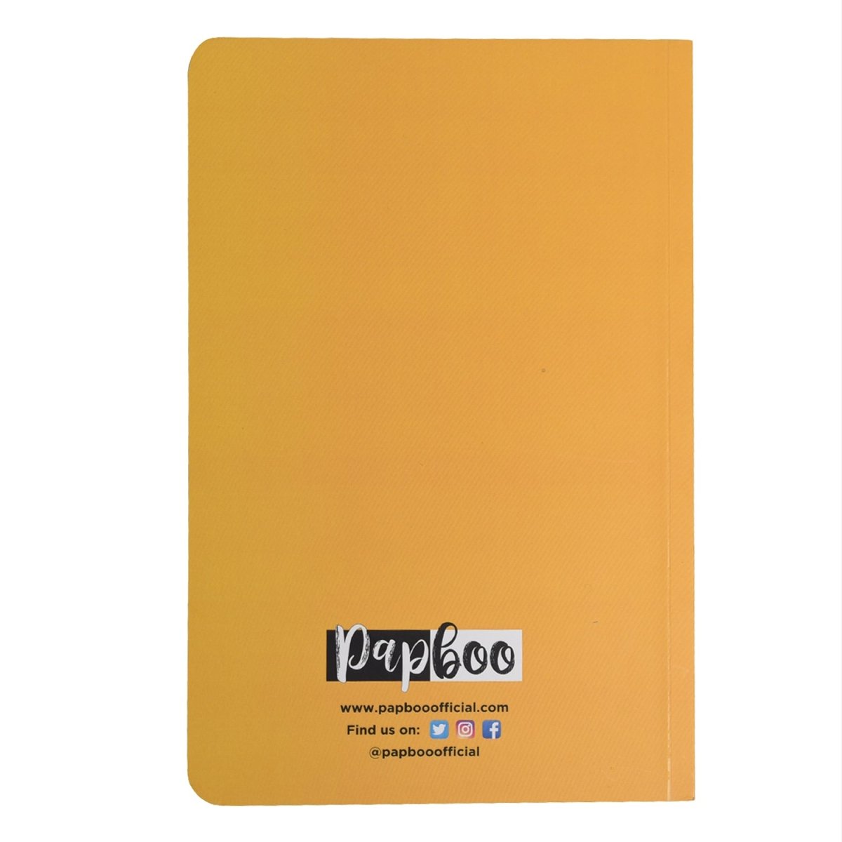 Papboo Plain Soft Bound Notebook A5 - SCOOBOO - Chai P - Ruled