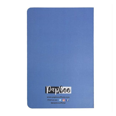 Papboo Plain Soft Bound Notebook A5 - SCOOBOO - Travel Flag P - Ruled