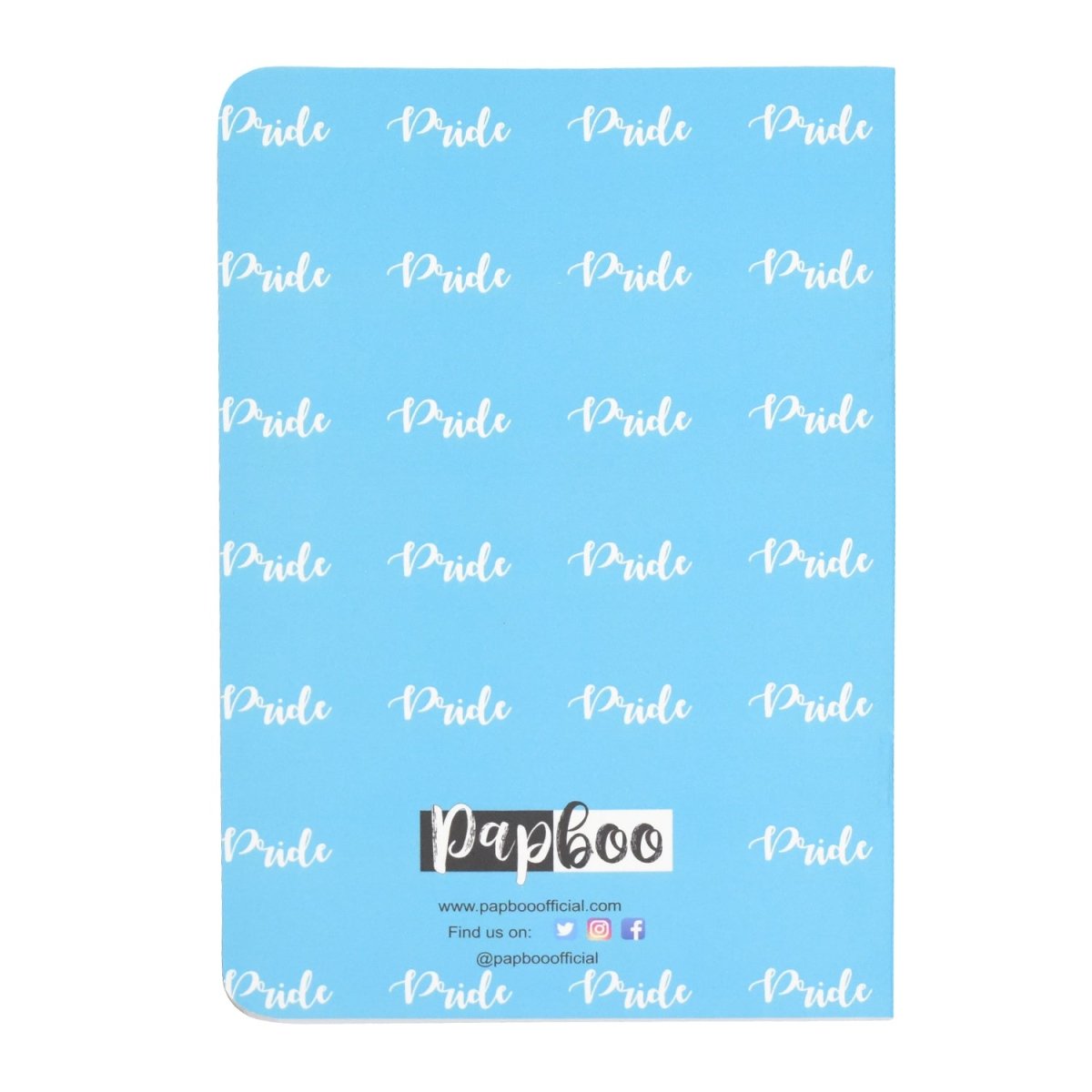 Papboo Set Of 4 Unruled Notebooks - SCOOBOO - Plain