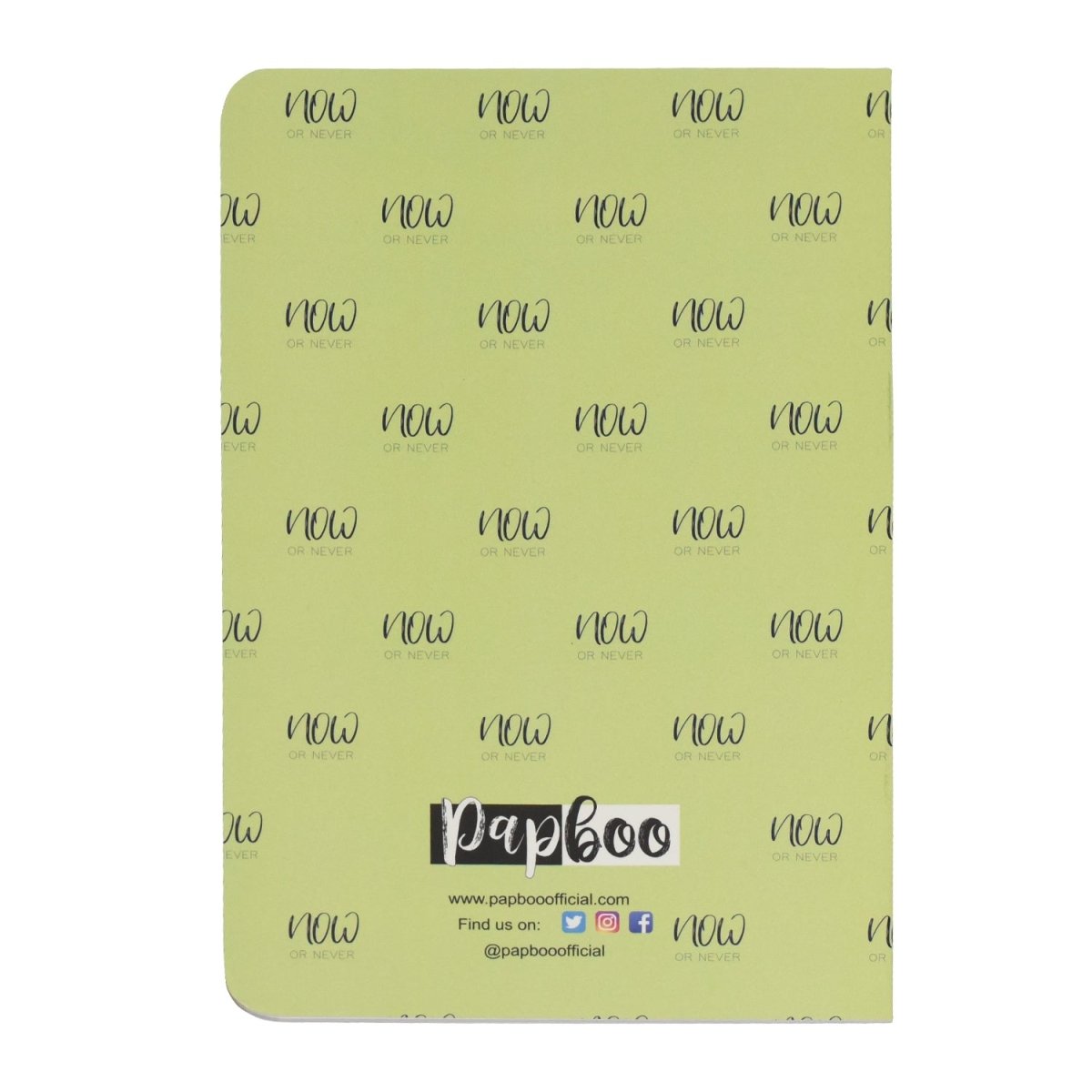 Papboo Set Of 4 Unruled Notebooks - SCOOBOO - Plain