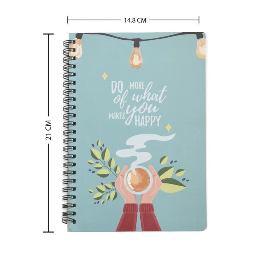 Papboo Spiral Wiro Notebook - SCOOBOO - DomoreWiro - Ruled