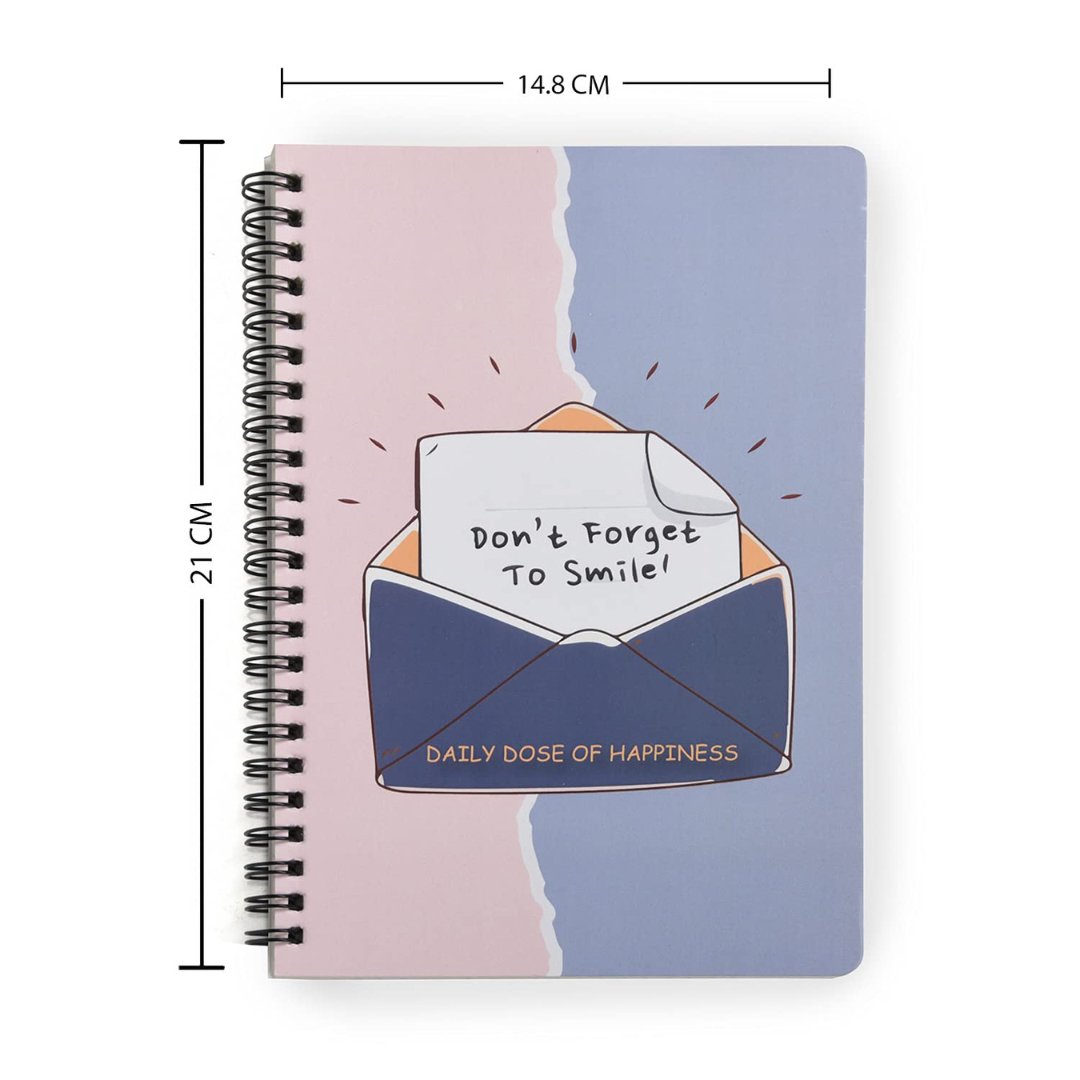 Papboo Spiral Wiro Notebook - SCOOBOO - SmileWiro - Ruled