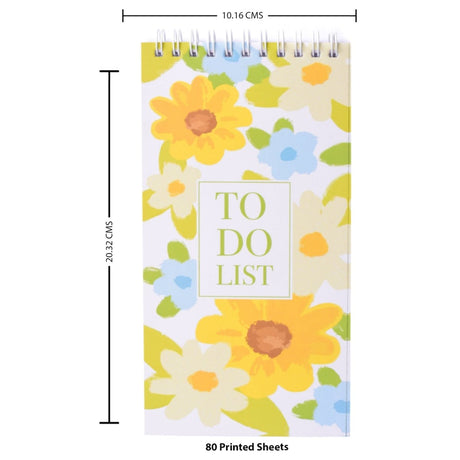 Papboo To Do List - SCOOBOO - Floral To Do - To - Do - Lists