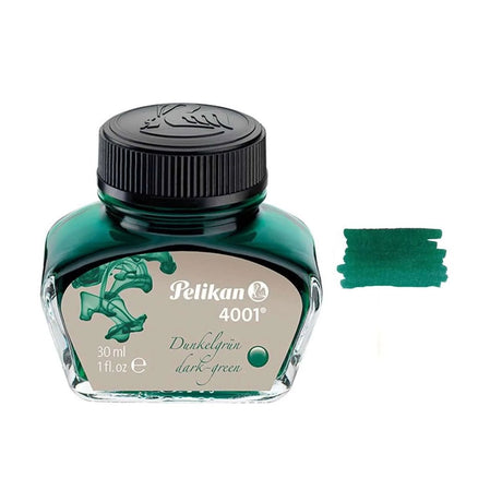 Pelikan 4001 Ink Bottle - 30ml - SCOOBOO - PE_4001_INKBTL_DK_GRN_30ML_300056 - Ink Cartridge