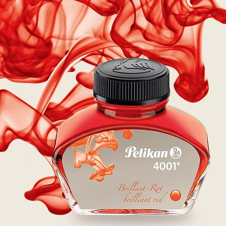 Pelikan 4001 Ink Bottle - 30ml - SCOOBOO - PE_4001_INKBTL_BRL_RED_30ML_301036 - Ink Cartridge