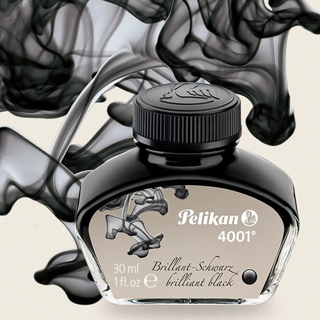 Pelikan 4001 Ink Bottle - 30ml - SCOOBOO - PE_4001_INKBTL_BRL_BLK_30ML_301051 - Ink Cartridge