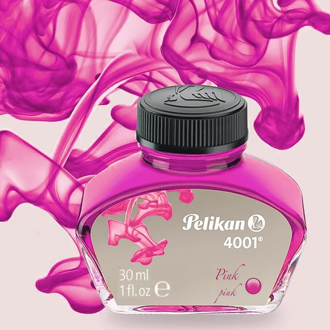 Pelikan 4001 Ink Bottle - 30ml - SCOOBOO - PE_4001_INKBTL_PNK_30ML_301343 - Ink Cartridge