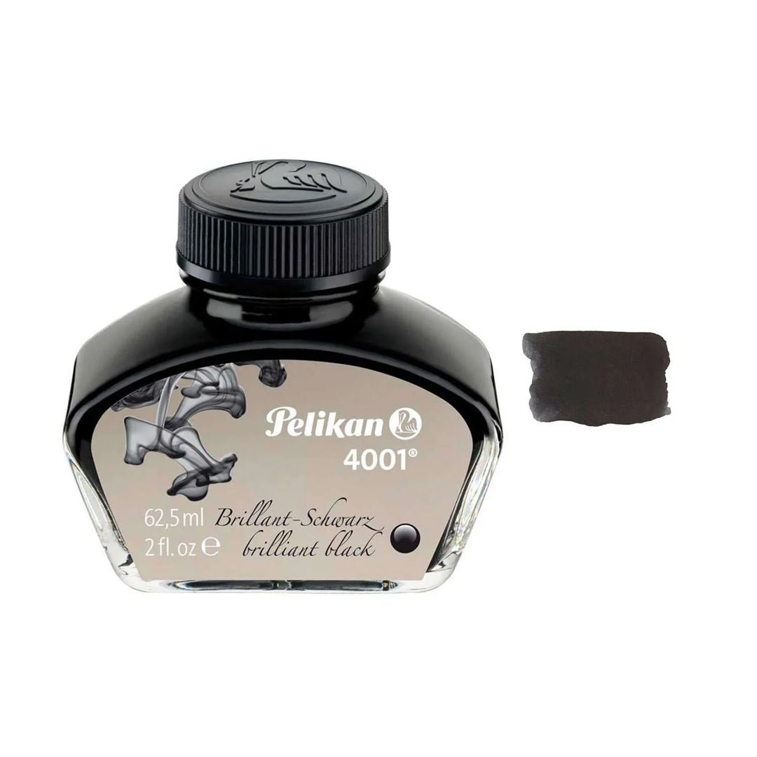 Pelikan 4001 Ink Bottle - 62.5 ml - SCOOBOO - PE_4001_INKBTL_BRL_BLK_62ML_329144 - Ink Cartridge