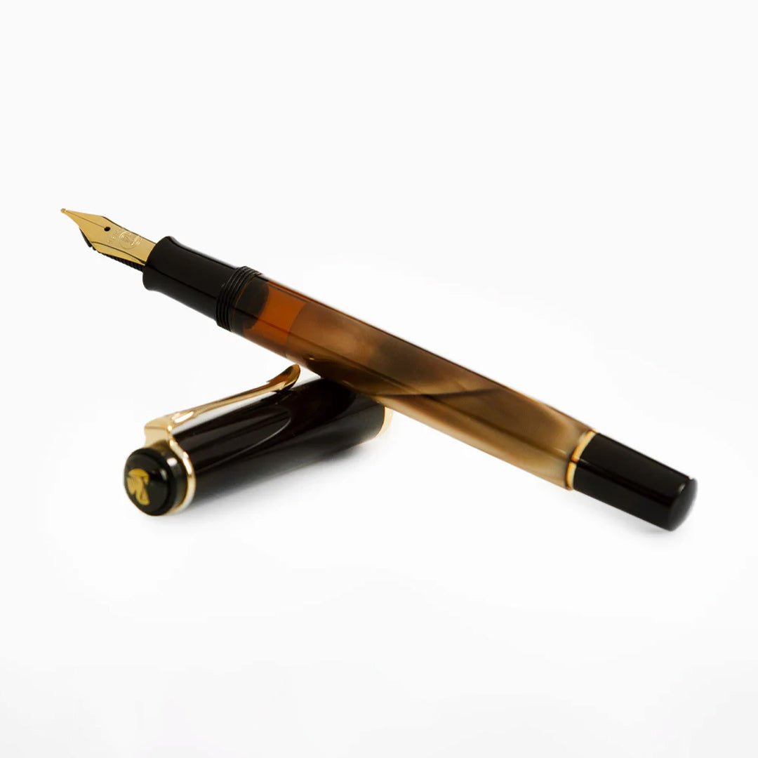 Pelikan Classic M200 Fountain Pen - SCOOBOO - PEP_CLC_M200_BRWMRB_FPEF_808835 - Fountain Pen