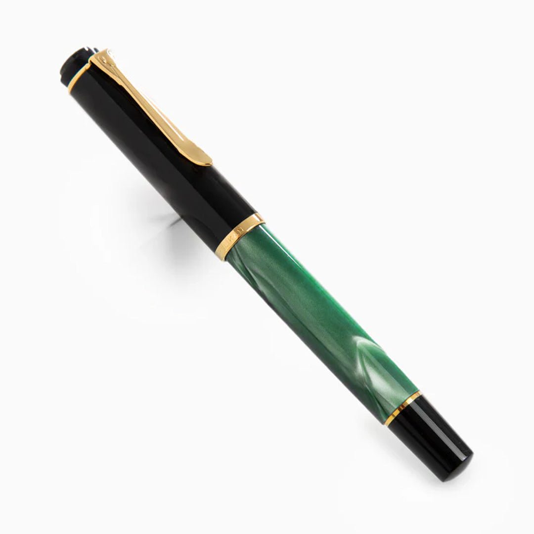 Pelikan Classic M200 Fountain Pen - SCOOBOO - PEP_CLC_M200_GRNMRB_FPEF_801768 - Fountain Pen