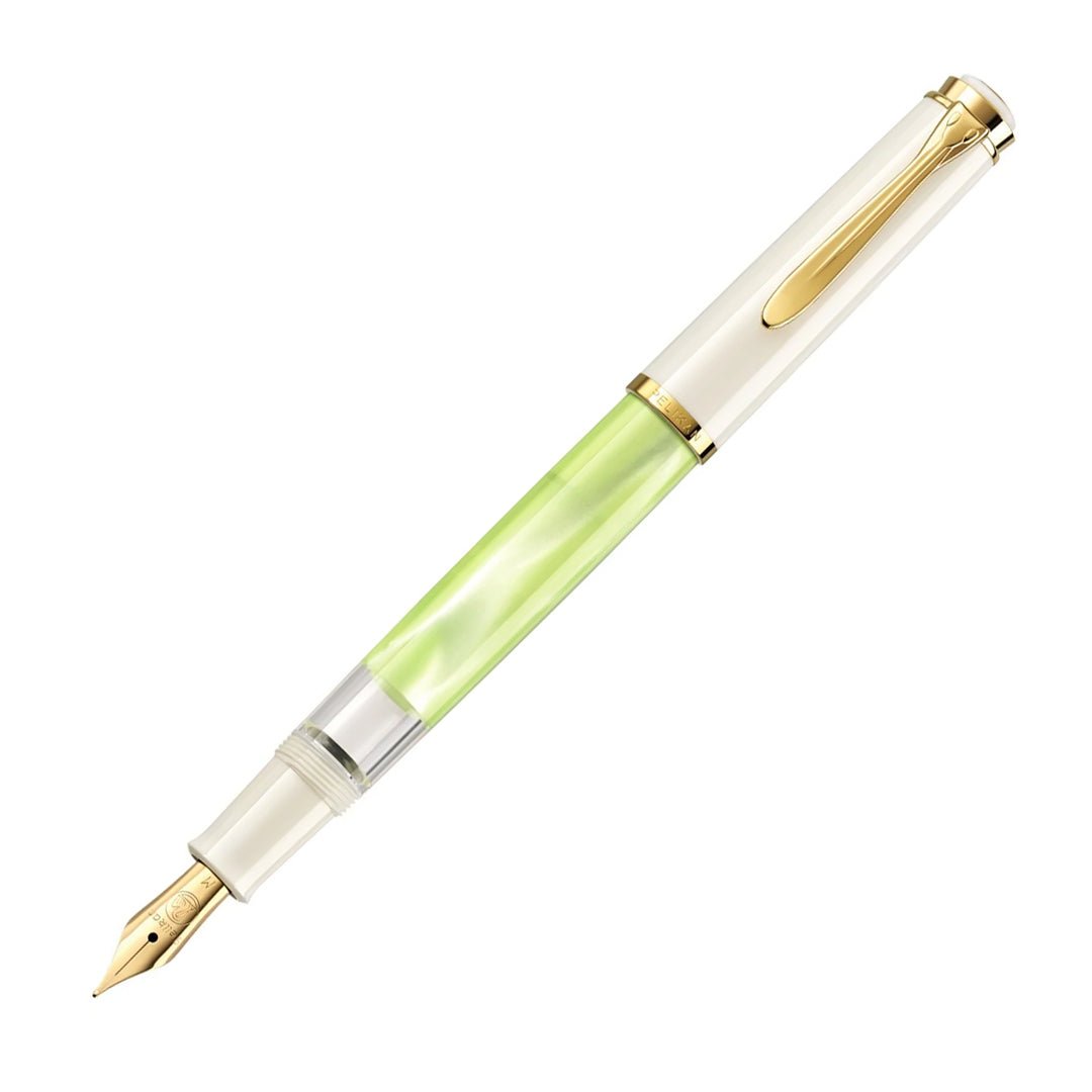 Pelikan Classic M200 Fountain Pen - SCOOBOO - PEP_SVRN_M200SE_PSTGRN_FPEF_815291 - Fountain Pen