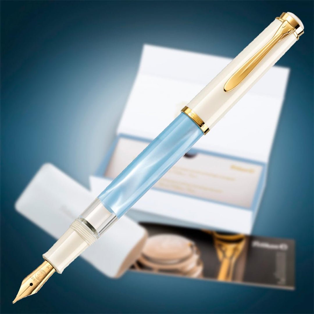 Pelikan Classic M200 SE Fountain Pen(Special Edition) - SCOOBOO - PEP_CLC_M200_PSTLBLU_FPEF_822992 - Fountain Pen