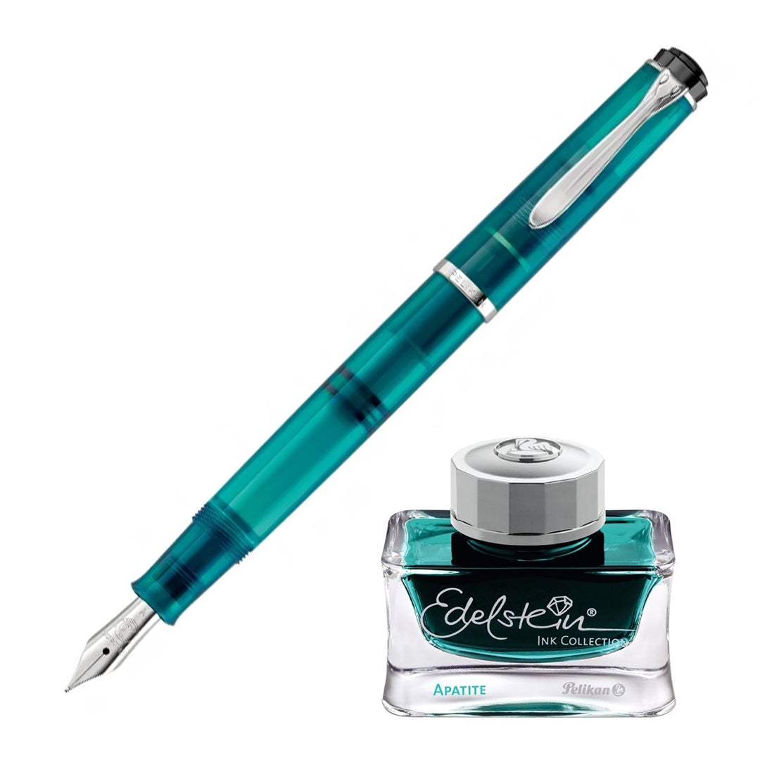 Pelikan Classic M205 Apatite Fountain Pen Set (Special Edition)