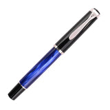 Pelikan Classic M205 Blue Marbled Fountain Pen - SCOOBOO - PEP_CLC_M205_BLUMRB_FPEF_801904 - Fountain Pen