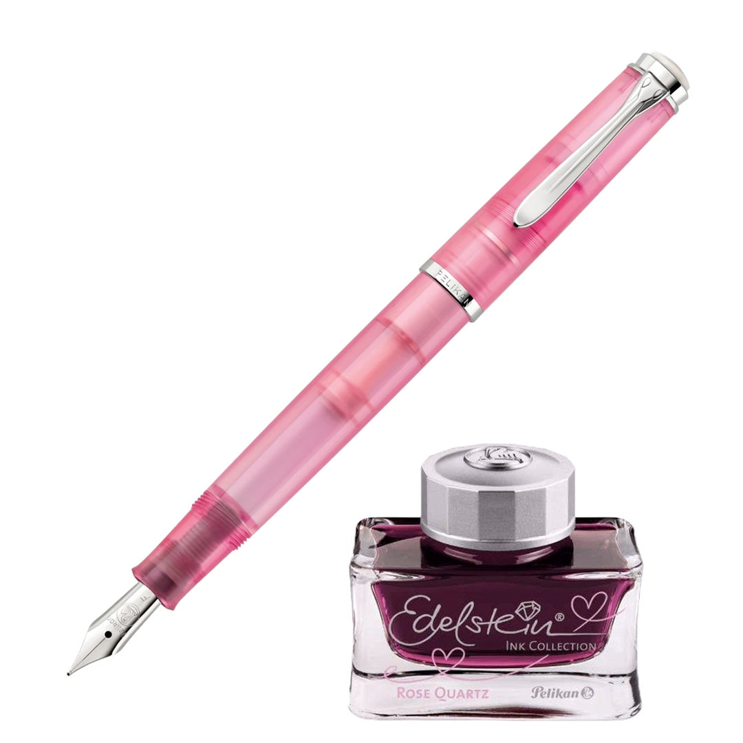 Pelikan Classic M205 SE Rose Quartz Fountain Pen Set (Special Edition)