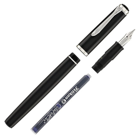 Pelikan Classic P205 Black Fountain Pen - SCOOBOO - PEP_CLC_P205_BLK_FPEF_930651 - Fountain Pen