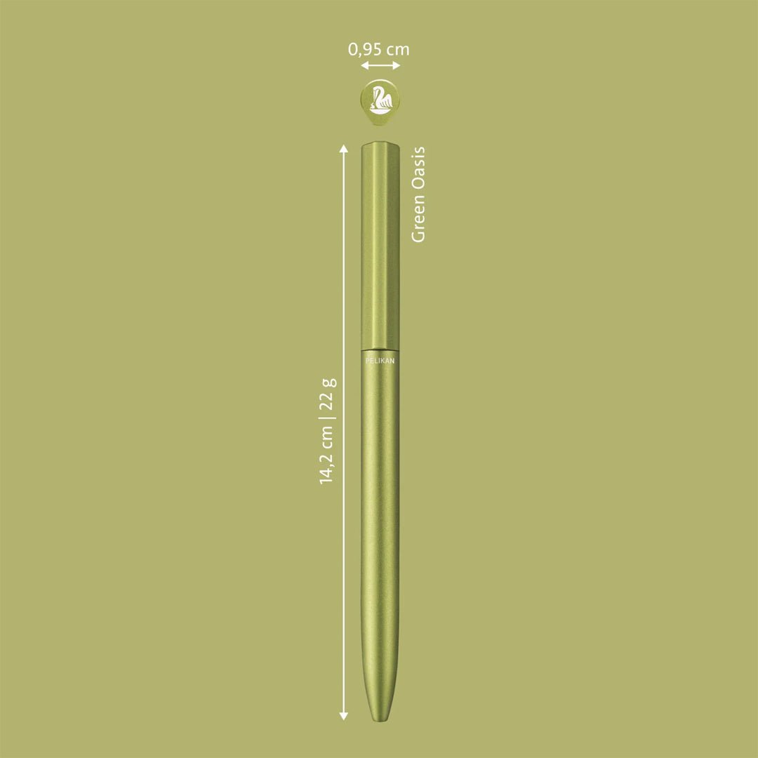 Pelikan Ineo K6 Green Oasis Ballpoint Pen 822442 - SCOOBOO - PE_INEO_GRNOSS_BP_822442 - Ball Pen