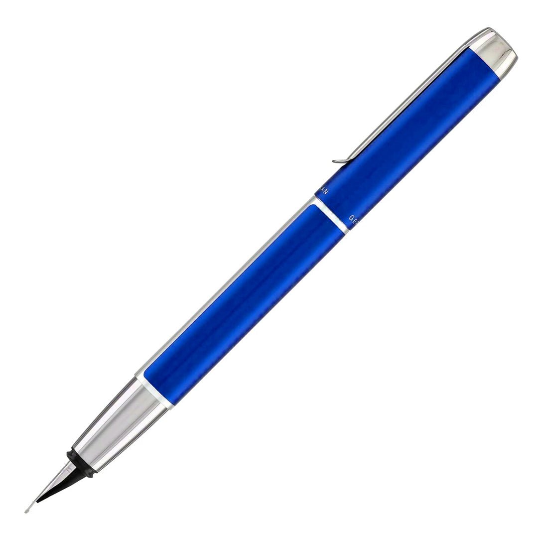 Pelikan Pura P40 Blue/Silver Fountain Pen - SCOOBOO - PEP_PUR_P40_BLUSLV_FPEF_954966 - Fountain Pen